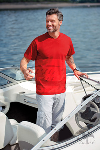 Triko V-neck 160g, červené