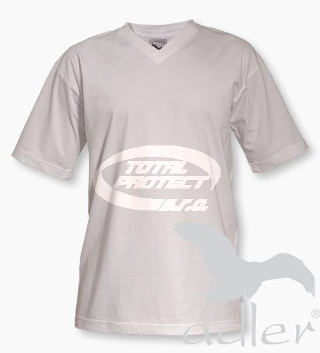 Triko V-neck 160g, bílé