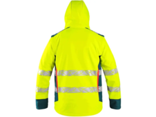 Bunda BEDFORD SOFT softshell žluto-petrolová