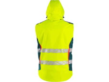 Bunda BEDFORD SOFT softshell žluto-petrolová