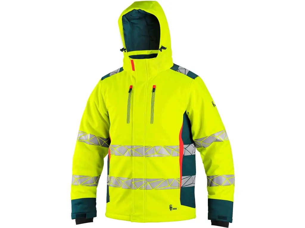 Screenshot 2025-03-21 at 14-29-12 Bunda CXS BEDFORD WINTER výstražná zimní pánská softshell žluto-petrolová vel. M