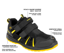 Sandále BENNON RIBBON S1  ESD