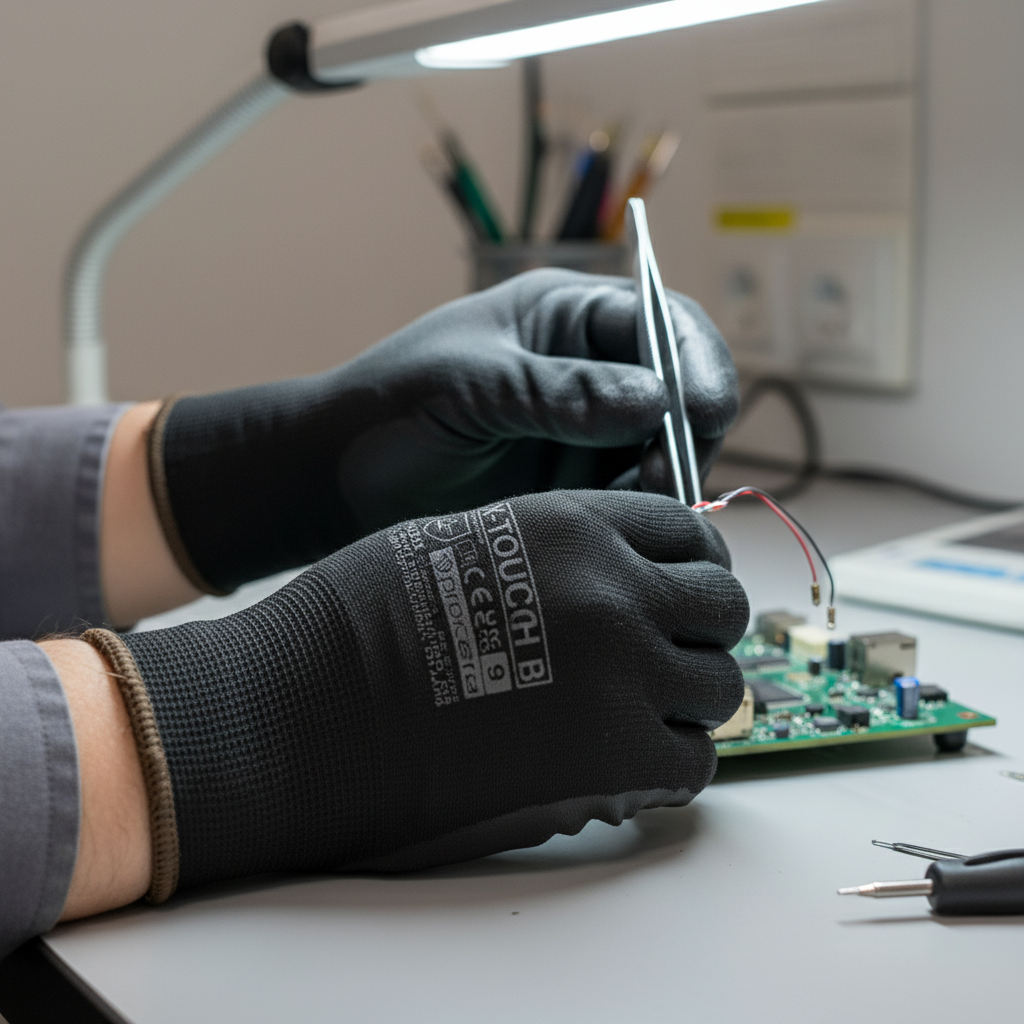 Rukavice X-TOUCH BLACK