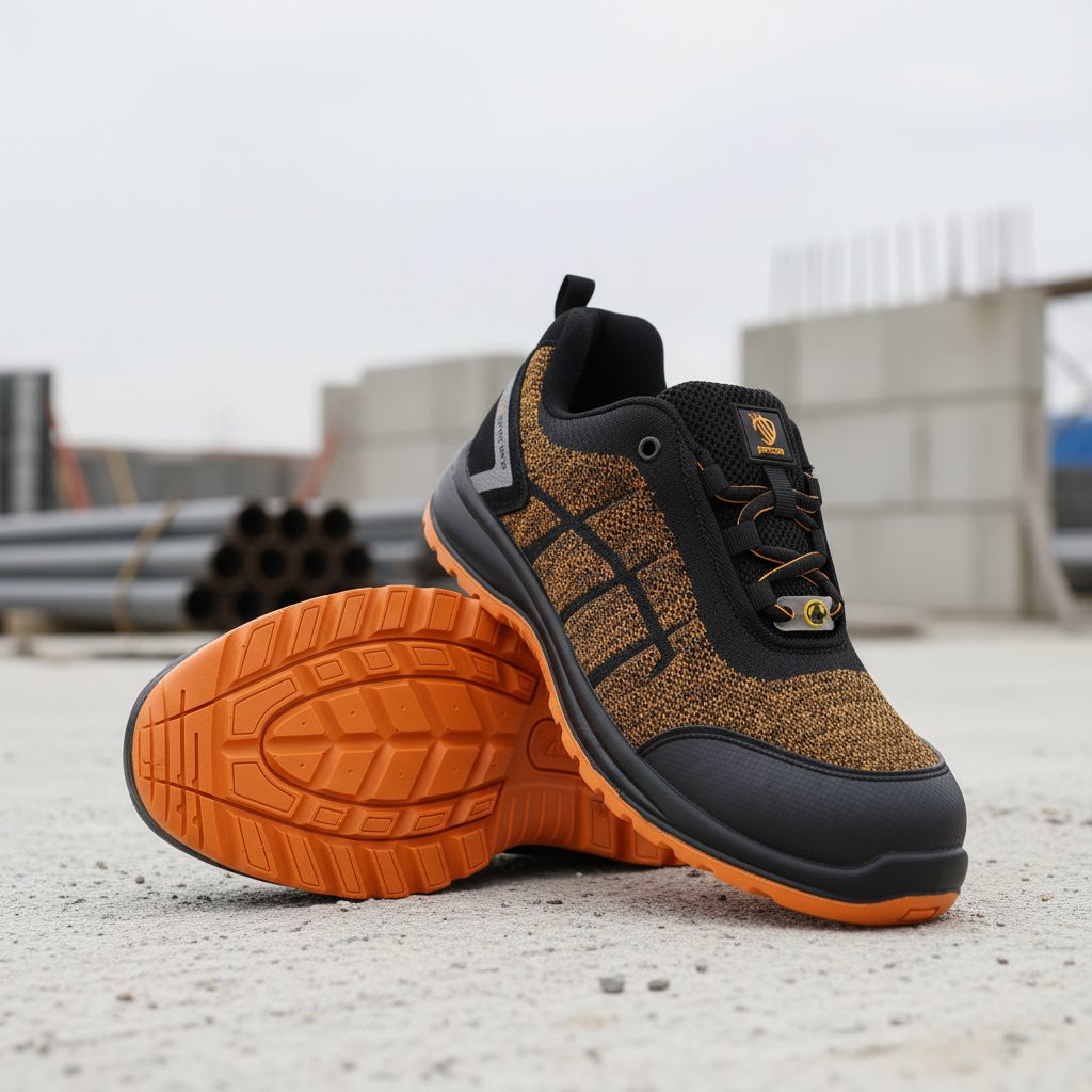 Polobotky CHESTER ORANGE S1P ESD