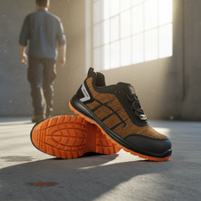 Polobotky CHESTER ORANGE S1P    ESD