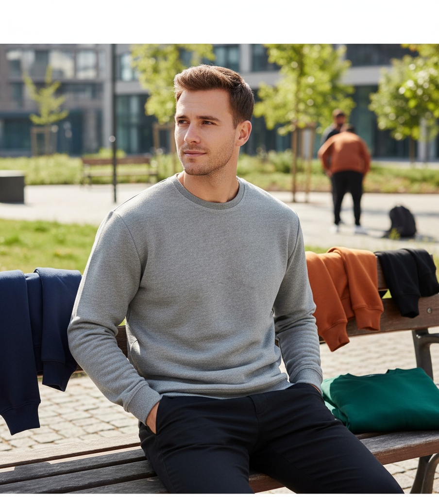 Mikina ESSENTIAL MAN 300g, různé barvy