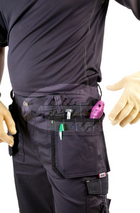 DOPRODEJ! Kalhoty pasové OLZA, šedé