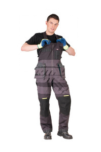 DOPRODEJ! Kalhoty laclové OLZA, šedé