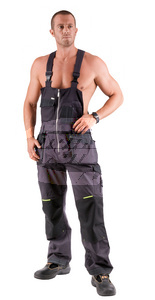 DOPRODEJ! Kalhoty laclové OLZA, šedé