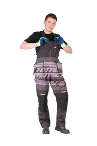 DOPRODEJ! Kalhoty laclové OLZA, šedé