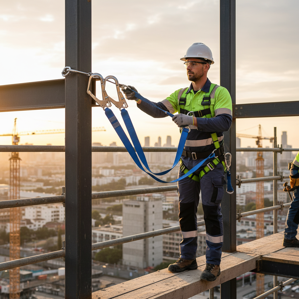 Dvojité lano s tlumičem pádu