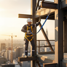 Lano s tlumičem pádu