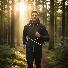 Mikina L-SURE CRAIG  s kapucí