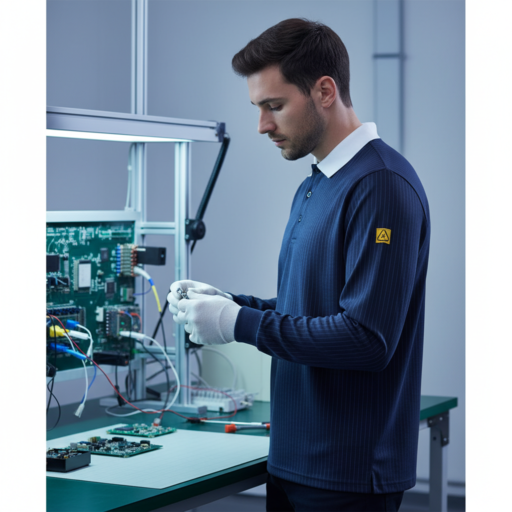 Polokošile ESD ANTISTATIC