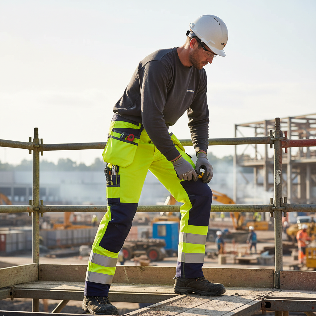 Kalhoty Bizflame Hi-Vis Contrast FR Holster