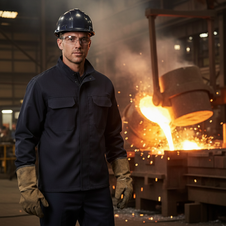 Blůza FR roztavený  kov