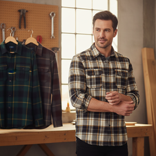 Košile KA3  kostkovaná