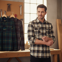 Košile KA3  kostkovaná