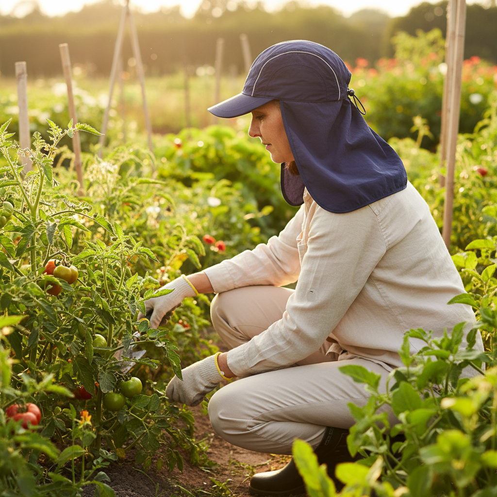 Čepice prodyšná proti slunci
