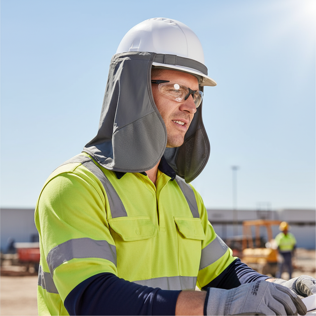 Chladicí nákrčník na přilbu