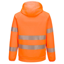Mikina DX4 PORI Hi-Vis s  kapucí
