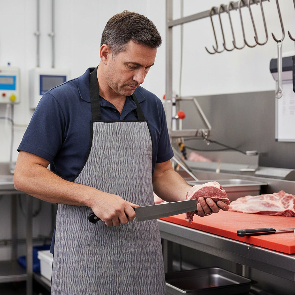 Zástěra odolná proti prořezání