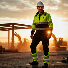 Kalhoty PW3 MODAFLAME Hi-Vis  FR