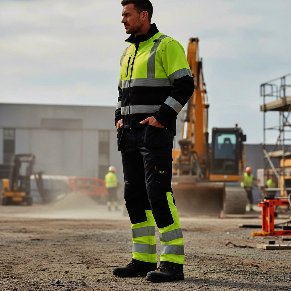 Kalhoty PW3 MODAFLAME Hi-Vis FR