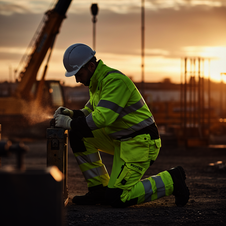 Kalhoty PW3 MODAFLAME Hi-Vis FR