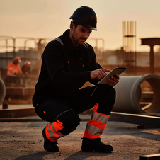 Kalhoty PW3 MODAFLAME Hi-Vis  FR