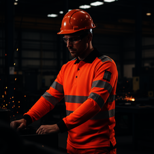 Polokošile PW3 MODAFLAME KNIT FIRE Hi-Vis FR