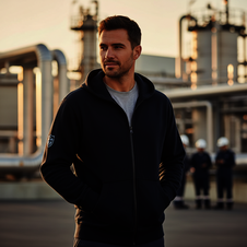 Mikina MODAFLAME FR  TRAMORE na zip