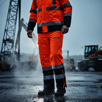 Kalhoty BIZFLAME RAIN+ Hi-Vis Multi-Norm CONTRAST FR  WINTER