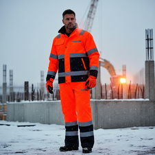 Kalhoty BIZFLAME RAIN+ Hi-Vis Multi-Norm CONTRAST FR WINTER