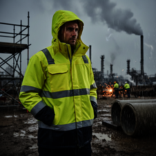 Bunda BIZFLAME Hi-Vis  s podšívkou