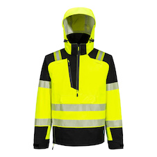Bunda PW3 SOFTSHELL Hi-Vis přes hlavu