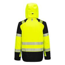 Bunda PW3 SOFTSHELL Hi-Vis  přes hlavu