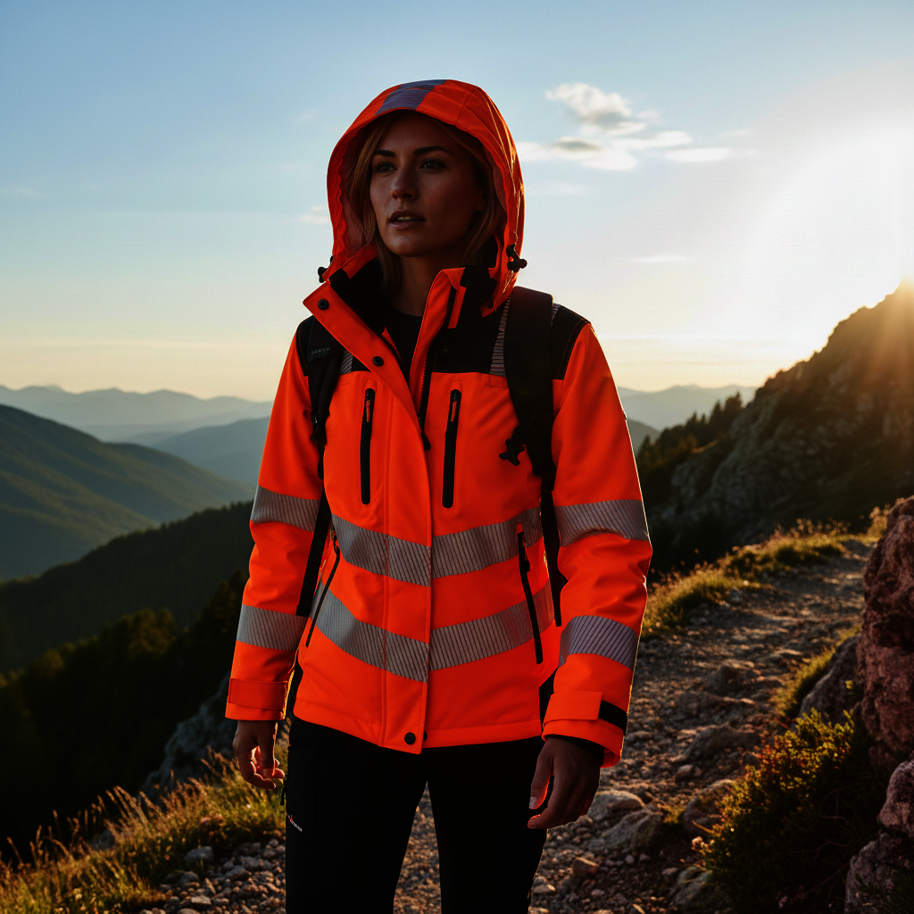 Bunda PW3 Hi-Vis LADY SOFTSHELL