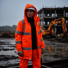 Bunda DIREK Hi-Vis do deště