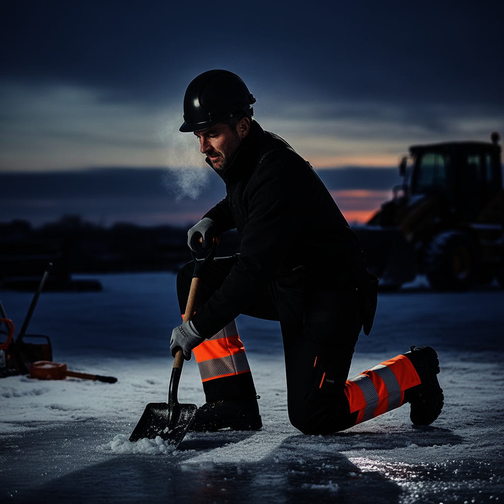 Kalhoty DX4 Hi-Vis WINTER  tř.1