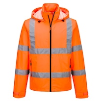 Bunda Hi-Vis do deště sbalitelná