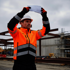 Bunda EV4 Hi-Vis  SOFTSHELL