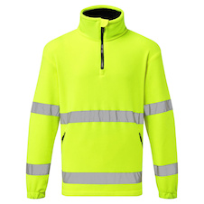 Bunda FLEECE 1 2 ZIP Hi-Vis