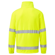 Bunda FLEECE 1  2 ZIP Hi-Vis