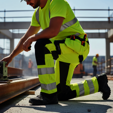 Kalhoty EV4 STRETCH Hi-Vis