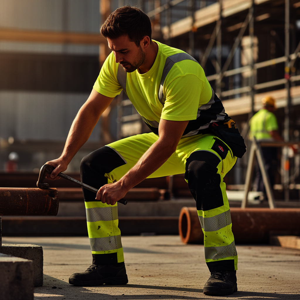 Kalhoty PW3 STRETCH Hi-Vis