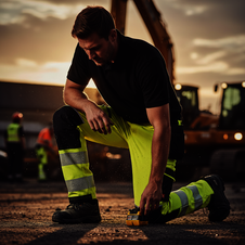 Kalhoty PW3 STRETCH  Hi-Vis