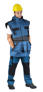 Pracovní bunda zimní MAX 2 v 1, modrá