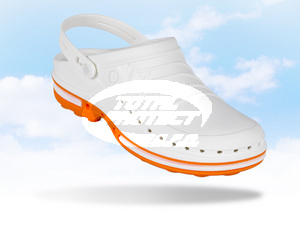 Sandále WOCK clog 01, bílo-oranžové