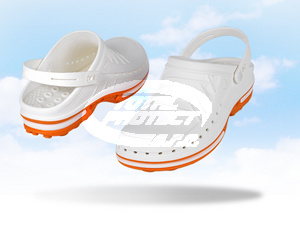 Sandále WOCK clog 01, bílo-oranžové